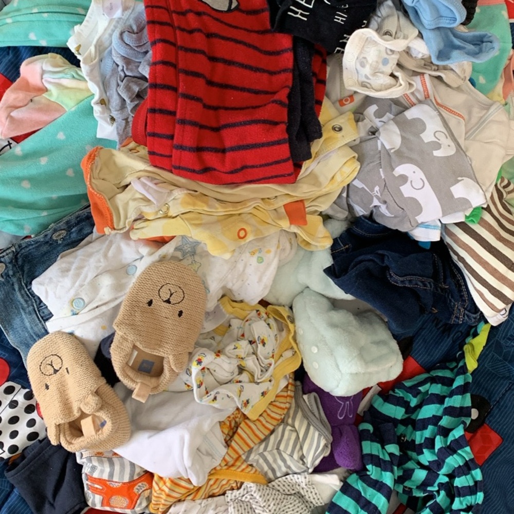 0 to 12 months Colorful baby Clothing lot